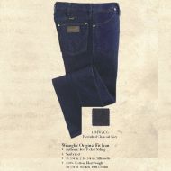 13MWZCG - Wrangler Mens Original Fit Jean - Charcoal Grey