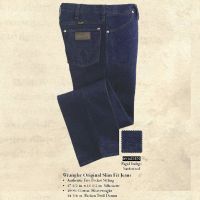 936DEN - Wrangler Original Slim Fit Jean - Rigid Indigo