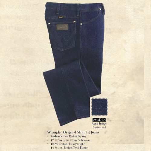936DEN / Men's Wrangler® Cowboy Cut® Rigid Slim Fit Jean