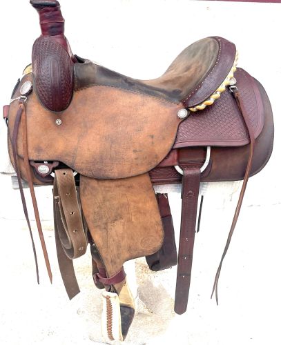 CIRCLE Y ROPING SADDLE, MODEL 1251