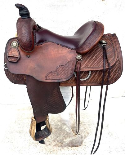 STAR OF TEXAS COWHORSE SADDLE, MODEL 703-01